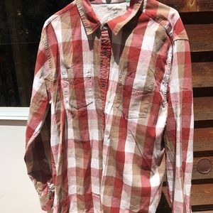Horny Toad, men’s, plaid, button up.